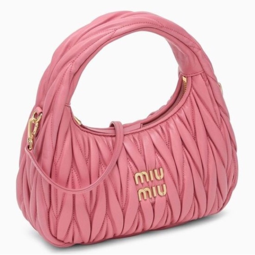 💕 MIUM✵U Designer Soft Pink Crossbody & Shoulder - Picture 2 of 5